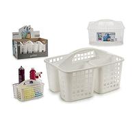 BigBuy Home S3605998 Panier Multi-Usages 3 Compartiments 23 x 18,5 x 31 cm