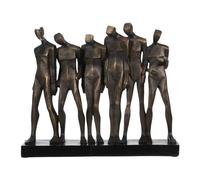 BigBuy Home Sculpture cuivre Personnes 40 x 10,5 x 34 cm