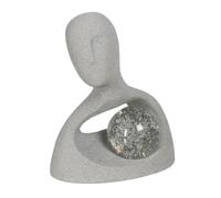 BigBuy Home Sculpture Grise pour Homme 24,8 x 13,7 x 30,2 cm