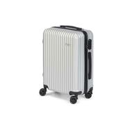 BigBuy Home Valise de Cabine Gris Clair 38 x 57 x 23 cm Rayures