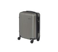 BigBuy Home Valise de Cabine Gris foncé 38 x 57 x 23 cm Rayures