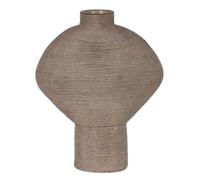 BigBuy Home Vase Gris céramique 24 x 12 x 30 cm