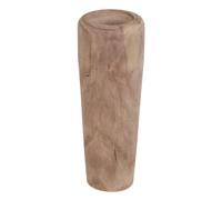 BigBuy Home Vase Naturel en Bois de Paulownia 26 x 26 x 68 cm