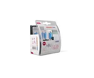 BigBuy S3702244 Lot de 2 ampoules pour voiture Mtecptzuwhb4-Duo M-Tech Hb4 55 W 12 V