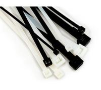 BigBuy Scotchflex Lot de 100 serre-câbles FS 280 B-C Blanc 3 m