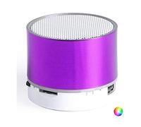 Bigbuy Tech S1412019 Haut-Parleur Bluetooth avec Lampe LED Rouge