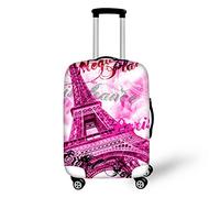 Bigcardesigns Housse de protection élastique pour valise de 45,7 à 55,9 cm Rose