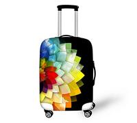 Bigcardesigns Housse de protection élastique pour valise de 45,7 à 76,2 cm, Noir , M(22"-25"cover)