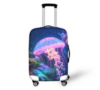 Bigcardesigns Housses de protection élastiques pour valise de 45,7 à 76,2 cm, Méduse de rêve, XL(30"-32"cover), XL (housse de 76,2 - 81,3 cm)