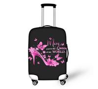 Bigcardesigns Housses de protection élastiques pour valise de 45,7 à 76,2 cm, Moon Queen, L(26"-30" cover), L (housse de 66 à 71 cm)