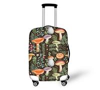 Bigcardesigns Wid - Housses de bagage à motif champignon pour femmes et filles, housses de voyage mignonnes et tendance pour valises de 45,7 à 53,3 cm, bleu