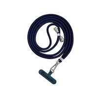 Bigcousin Tour de Cou Telephone Universelle,Réglable Amovible en Nylon Pendentifs Collier de Longe Porte-clés Cordon pour Plupart de Téléphones Intelligents,Bleu Profond