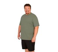 Bigdale Super Premium Bigsize T-Shirt | T-Shirt Grande Taille 3XL - 15XL | T-Shirt Grande Taille pour Homme en Coton avec col Rond | en différentes Couleurs | Vert, 8XL