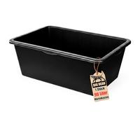 BigDean Bac à mortier carré solide de 90 l, fabriqué en Europe
