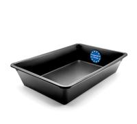 BigDean Bac en plastique de 60 x 40 x 12 cm - Utilisation polyvalente - Idéal comme bac à déjections, bac à plantes ou bac à mortier