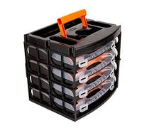 BigDean Boîte à outils avec 4 tiroirs amovibles - Boîte de tri - Boîte de tri, boîte à vis, organiseur pour petites pièces