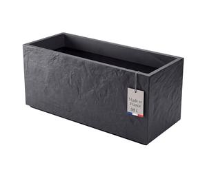 BigDean Grand pot de fleurs extérieur env. 100 cm aspect ardoise