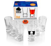 BigDean Lot de 12 verres à shot de 2 ans un coffret cadeau - Verres à shot de qualité supérieure passent au lave-vaisselle - Qualité gastronomique