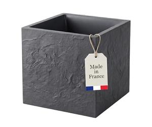 BigDean Pot de fleurs à double paroi - 40 x 40 x 40 cm - Très stable - Fabriqué en Europe