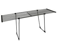 BigDean Séchoir à linge télescopique avec roulettes - Sans entretoise gênante - Dark Edition extensible de 20 m - Séchoir à linge à ailes