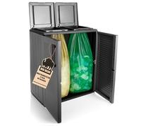BigDean Système de tri sélectif pour armoire - Système de recyclage également pour sac jaune - Fabriqué en Italie