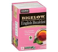 Bigelow Tea English Breakfast Black Tea Keurig K-Cup Capsules de thé caféiné, capsules de thé Keurig Boîte de 12 (6) Total de 72 capsules K-Cup