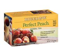Bigelow Tea Perfect Peach Tisane, boîtes de 20 boîtes (lot de 6)