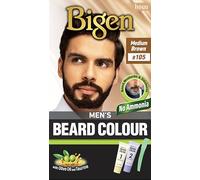 Bigen Beard Colour for Men | Ne tâche pas | Sans ammoniaque avec extrait d'aloès et huile d'olive - 105 Brun Moyen