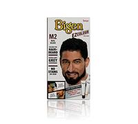 Bigen EZ Colour for Men | Couvre les cheveux et la barbe gris en 10 min | Formule sans taches - M2 Noir Véritable