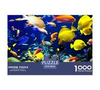 Bigeye Poisson 1000 Piece Jigsaw Puzzle for Adults Challenging Game Stress Relief Puzzle Exercise The Memory of The Brain for Men, Women, Elders, Seniors 38x26cm/1000pcs