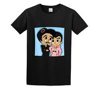 Bigflo Oli Cotton Men T Shirt Men Unisex T-Shirt Male T Shirt Homme Black L