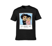 Bigflo Oli T-Shirt Graphic Tee Printed Top Mens Black Shirt L