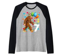 Bigfoot 7ème Anniversaire Sasquatch Loving Manche Raglan