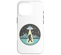 Bigfoot Abduction! Vintage Sasquatch & UFO Alien Graphic Coque pour iPhone 16 Pro
