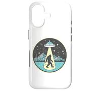 Bigfoot Abduction! Vintage Sasquatch & UFO Alien Graphic Coque pour iPhone 17