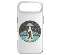 Bigfoot Abduction! Vintage Sasquatch & UFO Alien Graphic Coque pour iPhone Air