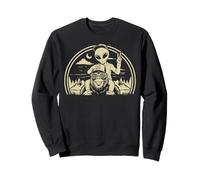 Bigfoot Alien Boy Adventure Sasquatch OVNI Sweatshirt