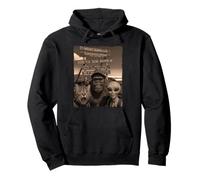 Bigfoot Alien Cat Funny Selfie Randonnée Squad Tanzanie Safari Sweat à Capuche