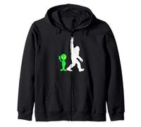 Bigfoot & Alien Conspiracy Theory Bigfoot & Alien Sweat à Capuche