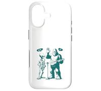 Bigfoot & Alien Guitare & Saxophone 67 Funny Six Seven Meme Coque pour iPhone 17