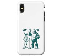 Bigfoot & Alien Guitare & Saxophone 67 Funny Six Seven Meme Coque pour iPhone X/XS