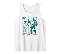 Bigfoot & Alien Mandoline & Tambour à Main 67 Funny Six Seven Meme Débardeur