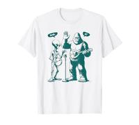 Bigfoot & Alien Mandoline & Tambour à Main 67 Funny Six Seven Meme T-Shirt
