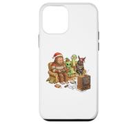 Bigfoot Alien Nessie Mothman Retro Gaming Christmas Party Coque pour iPhone 12 Mini