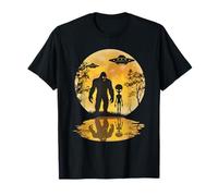 Bigfoot Alien OVNIS Vaisseau Spatial Lune Sasquatch Extraterrestre T-Shirt
