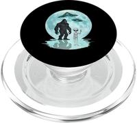 Bigfoot Alien OVNIS Vaisseau Spatial Moon Sasquatch Croyants Hommes PopSockets PopGrip pour MagSafe