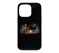 Bigfoot & Alien par Le feu de Camp - Amusant Camp Fantaisie Camping Coque pour iPhone 13 Pro