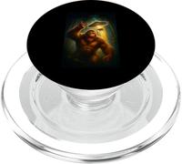 Bigfoot and Cow UFO Selfie with Funny Invasion Alien Novelty PopSockets PopGrip pour MagSafe