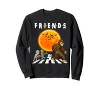Bigfoot and Friends Walking on Street Halloween Costumes Sweatshirt
