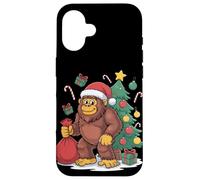 Bigfoot Arbre de Noël présente Noël Coque pour iPhone 16